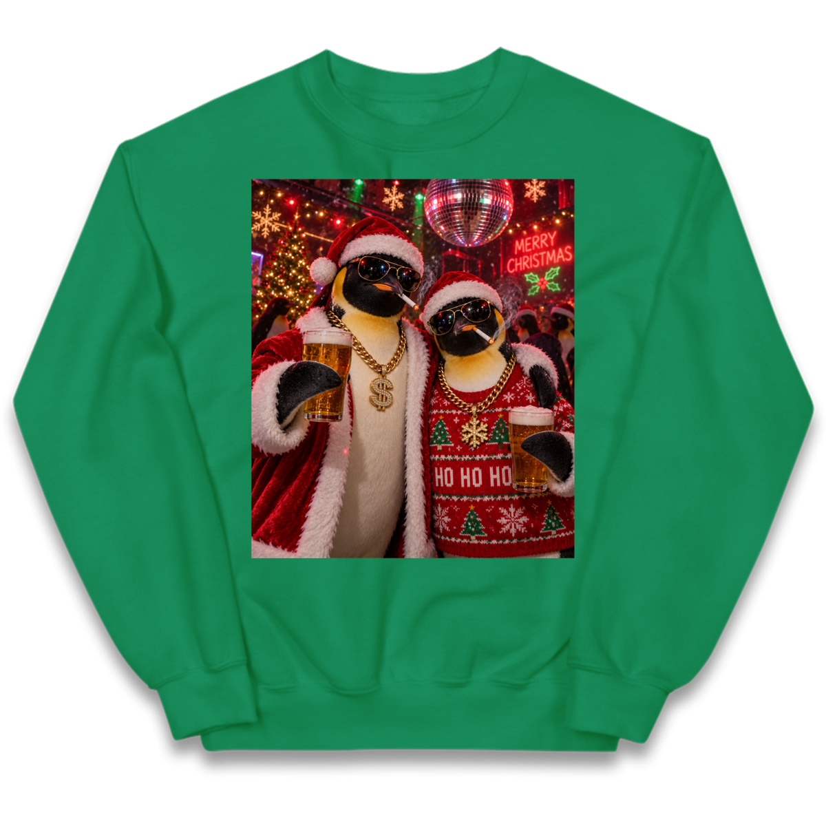 Penguin Christmas Kids Jumper
