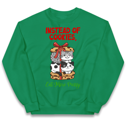 Cheeky Cat Slogan Kids Jumper