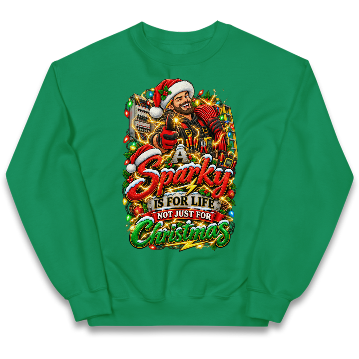 Sparky Christmas Kids Jumper