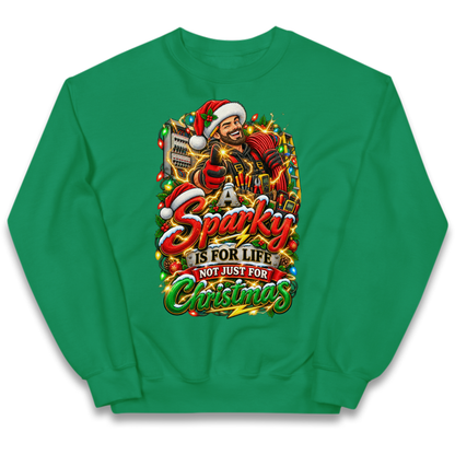 Sparky Christmas Kids Jumper
