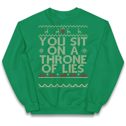 Throne Of Lies Christmas Kids Jumper