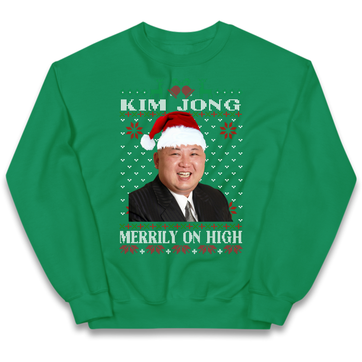 Kim Jong Christmas Kids Jumper