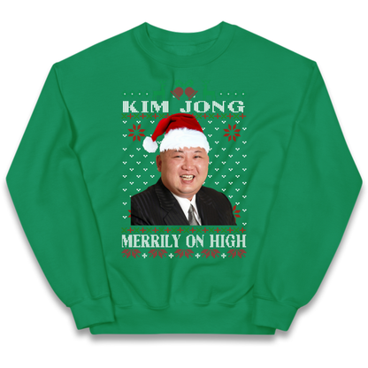 Kim Jong Christmas Kids Jumper