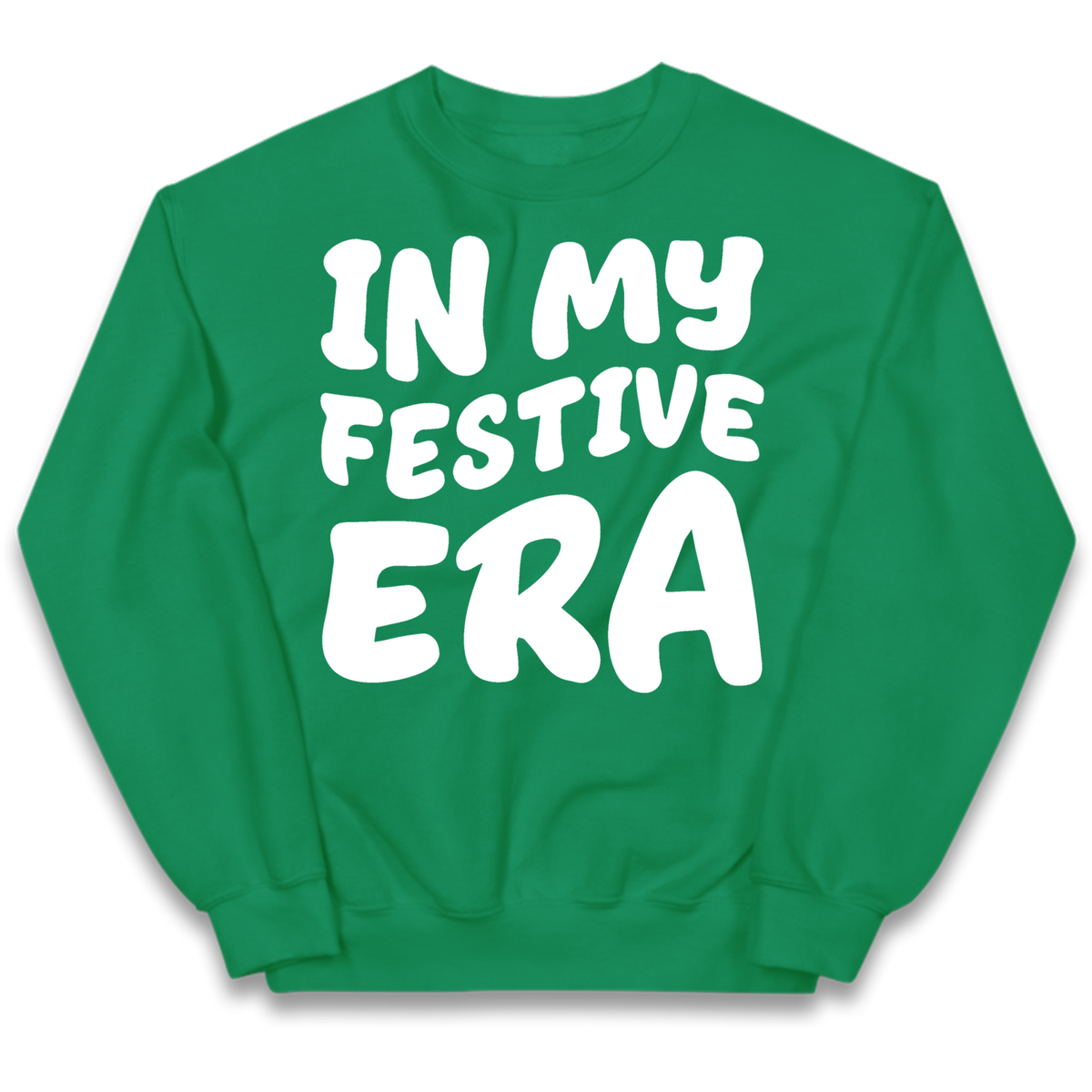 Modern Christmas Slogan Kids Jumper