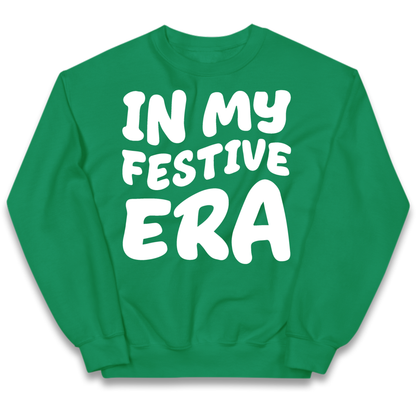 Modern Christmas Slogan Kids Jumper
