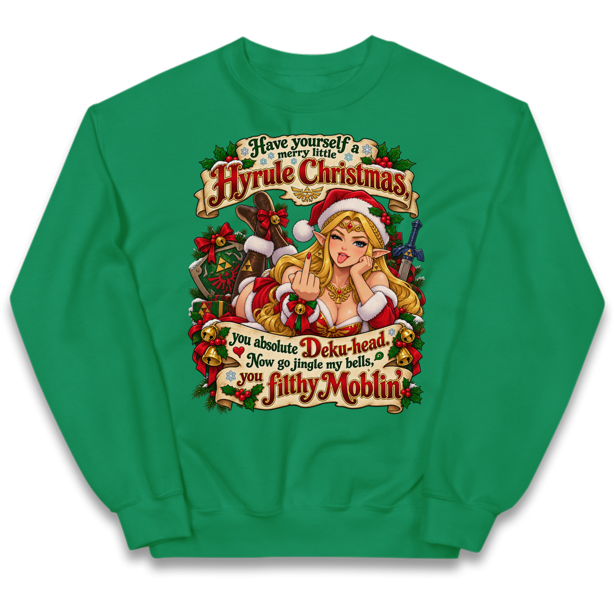 Zelda Christmas Kids Jumper