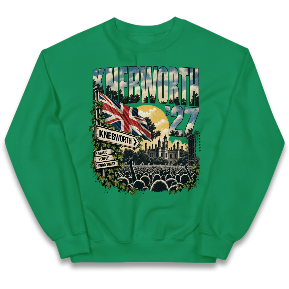 Oasis Knebworth Live '27 Kids Jumper