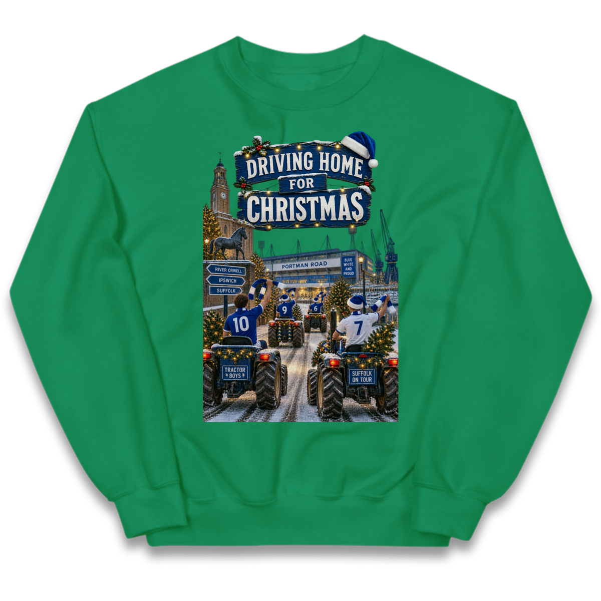 Ipswich Town Christmas Kids Jumper