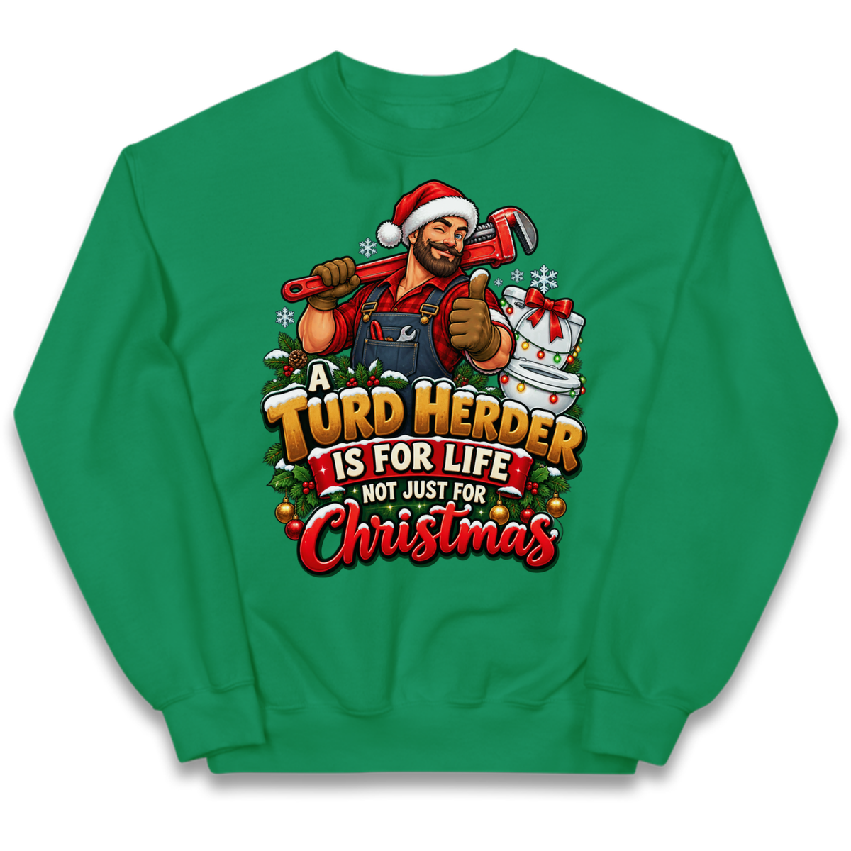 Plumbing Christmas Kids Jumper
