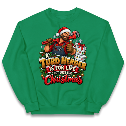 Plumbing Christmas Kids Jumper