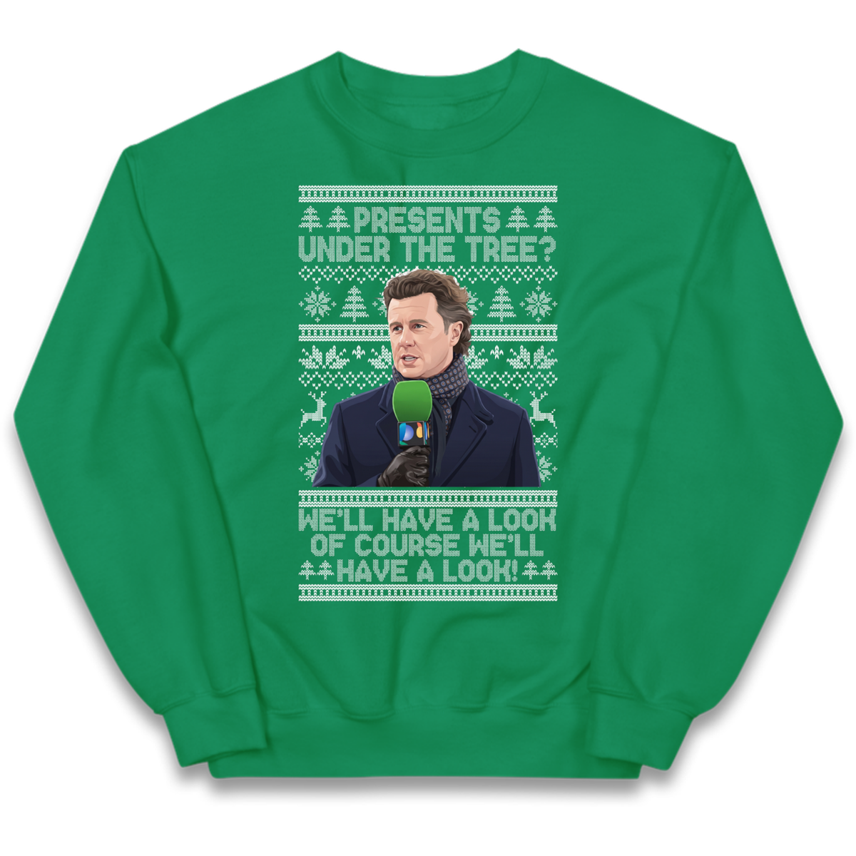 Steve Mcmanaman Christmas Kids Jumper