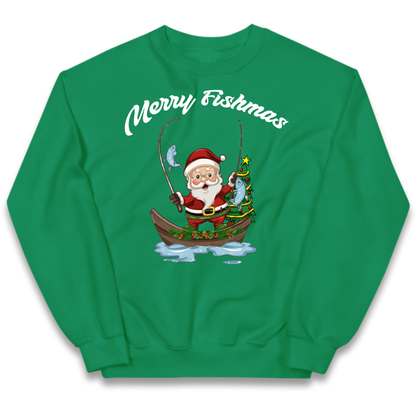 Merry Fishmas Kids Jumper