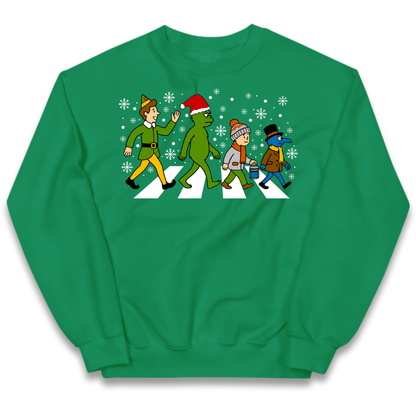 Abbey Road Walk Christmas jumper Kids Jumper