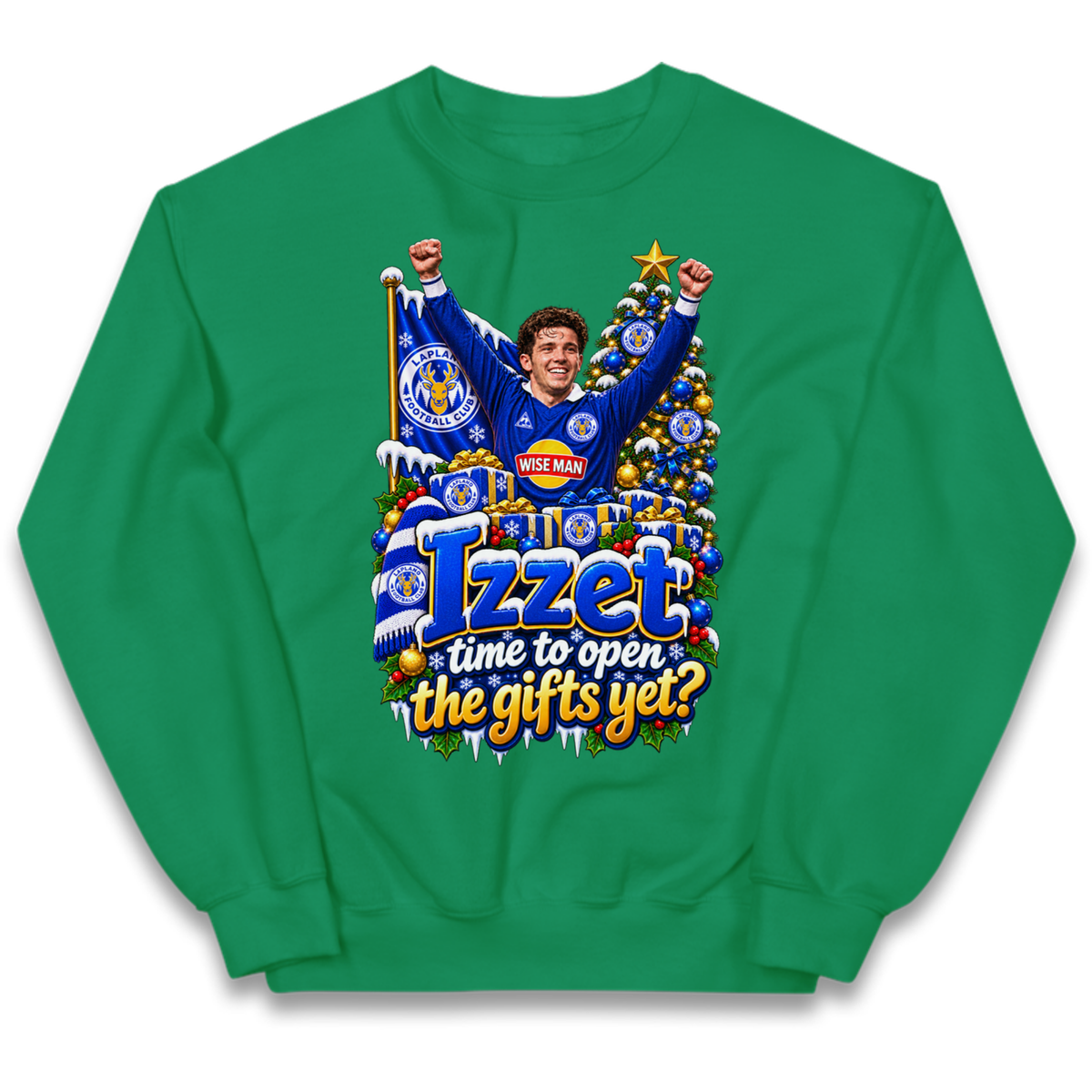 Leicester City Football Christmas Kids Jumper