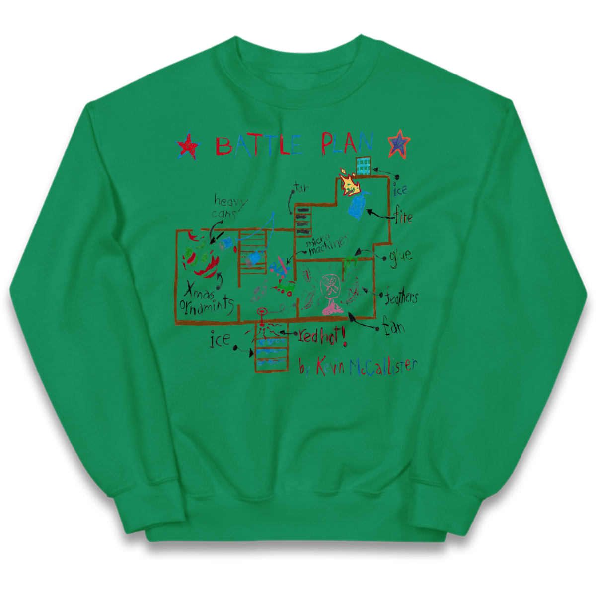 home alone battle plan Kids Jumper