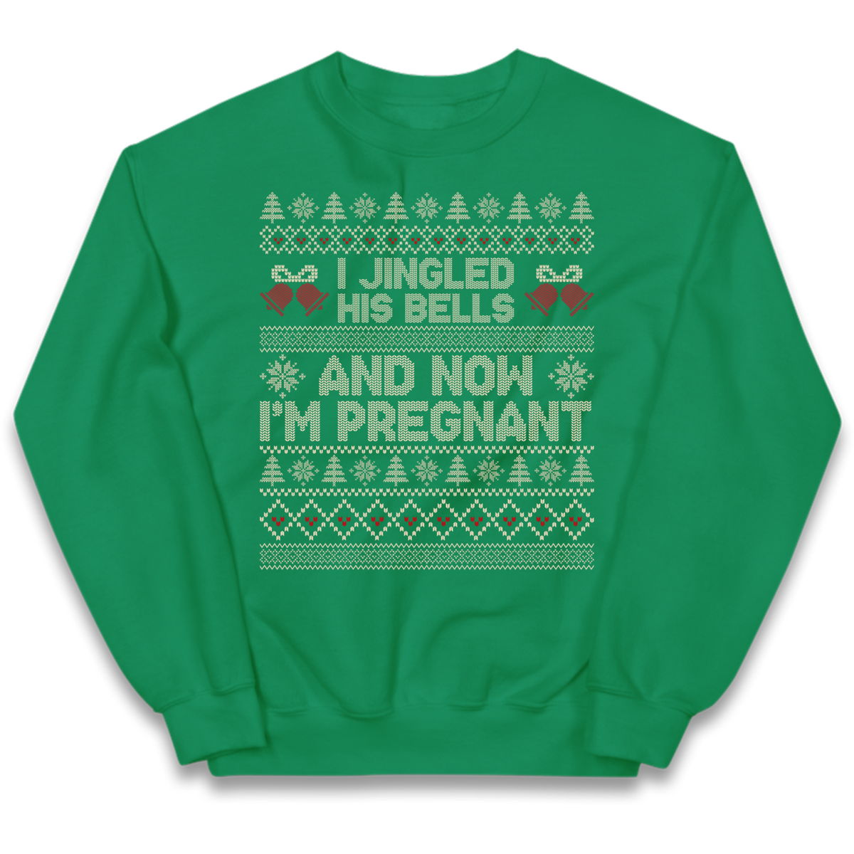 Pregnant At Christmas Kids Jumper