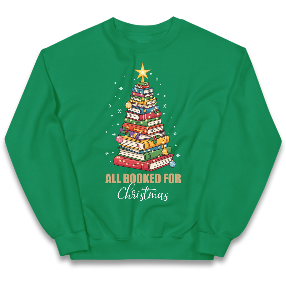 Book Tree Christmas Kids Jumper