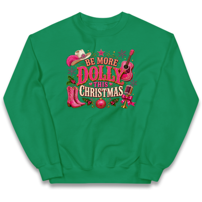 Dolly Parton Christmas Kids Jumper