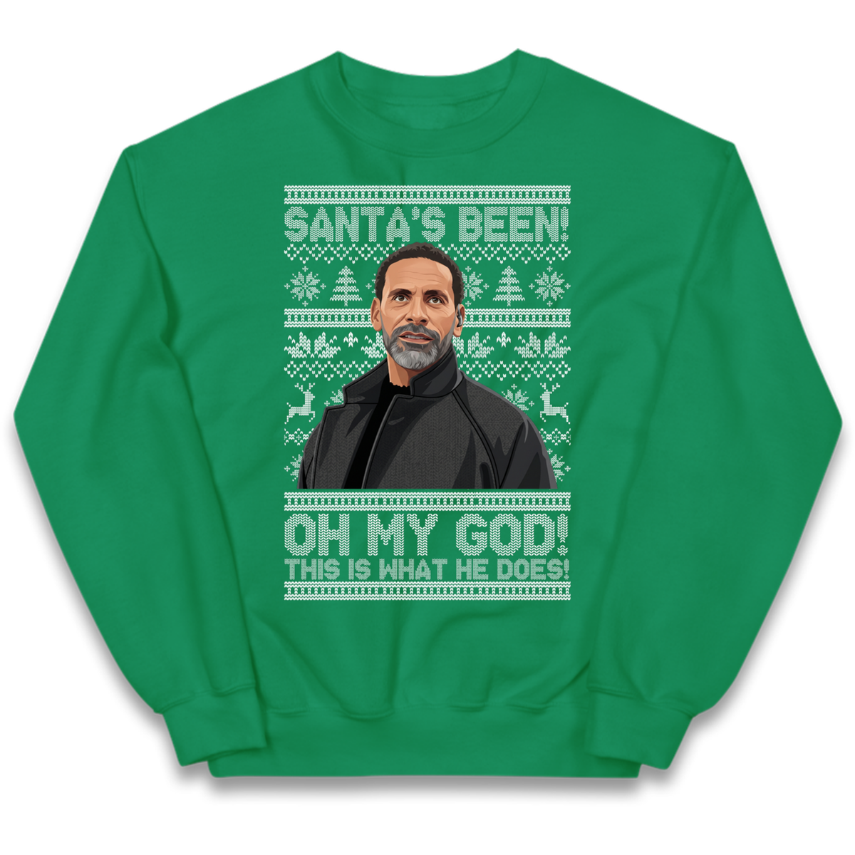 Steve Rio Ferdinand Christmas Kids Jumper