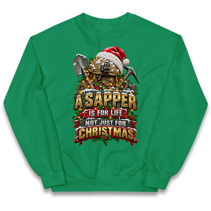 Royal Engineers Sappers Christmas Kids Jumper