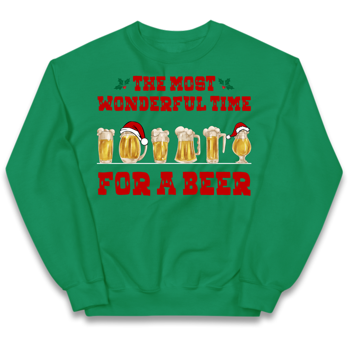 Festive Pint Graphic Kids Jumper