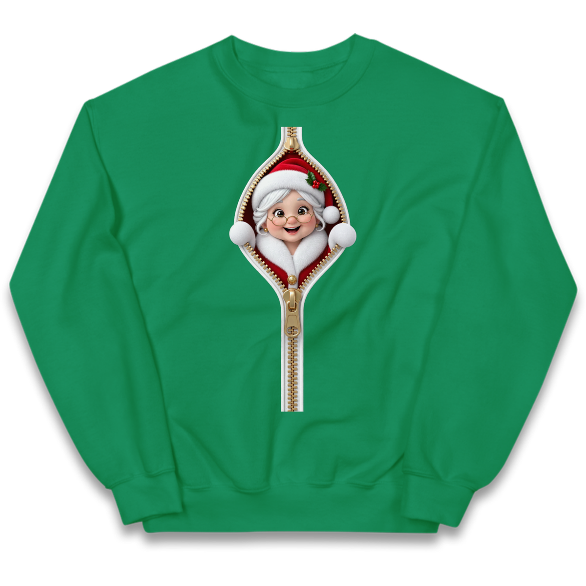 Mrs Claus Outfit Kids Jumper