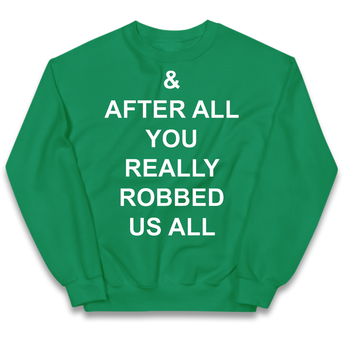 And After All You Really Robbed Us All Man City Cheats Kids Jumper