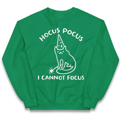 Hocus Pocus I Cannot Focus Kids Jumper