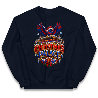 Crystal Palace Football Christmas Kids Jumper