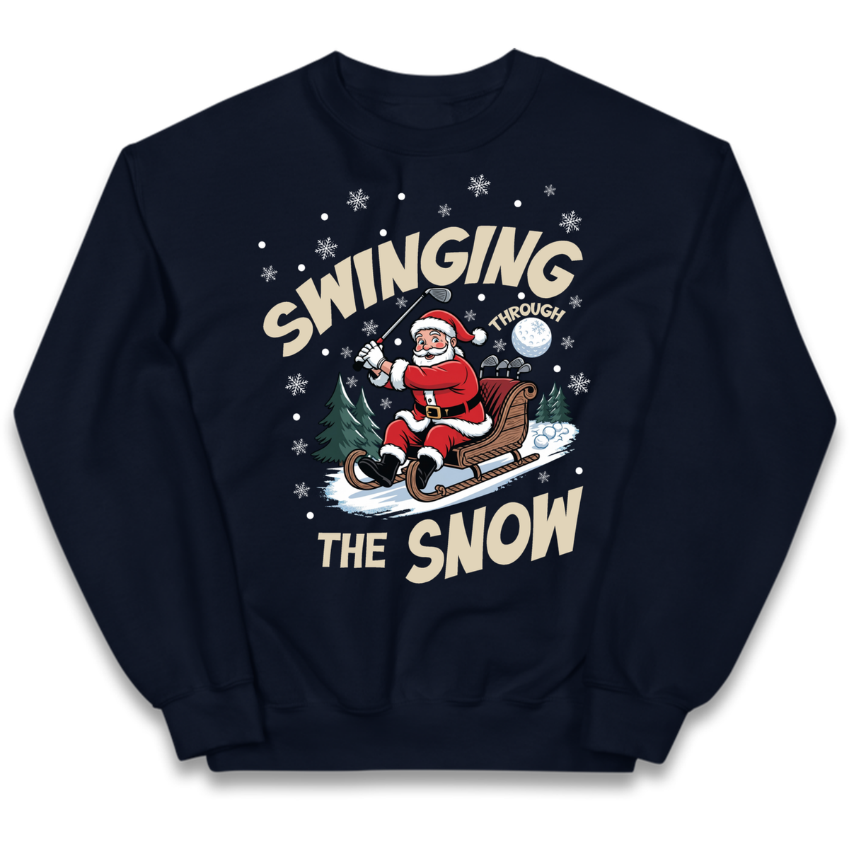 Christmas Golf Kids Jumper