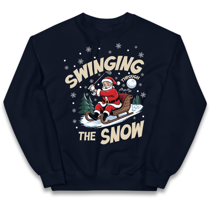 Christmas Golf Kids Jumper