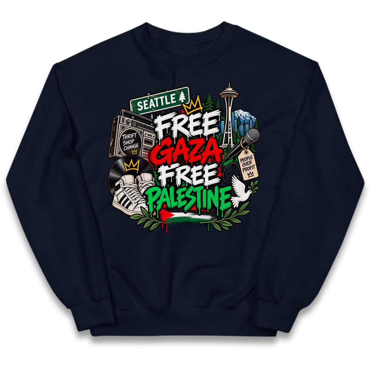 Macklemore Ed Sheeran Tour Palestine Kids Jumper