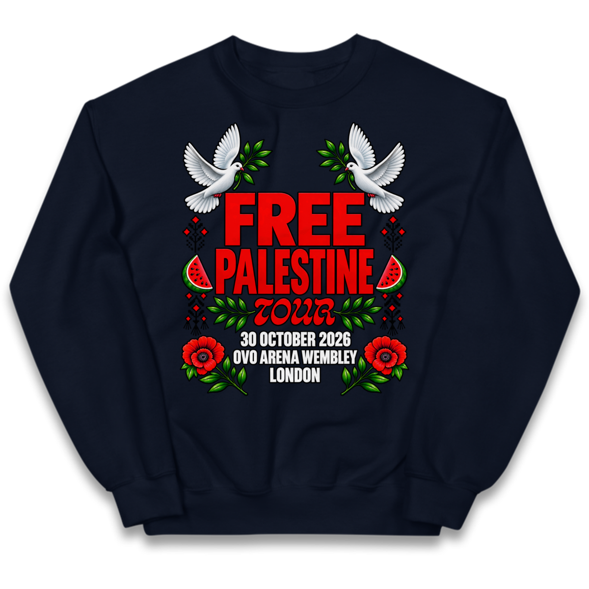 Macklemore and Friends Free Palestine Tour London 2026 Kids Jumper
