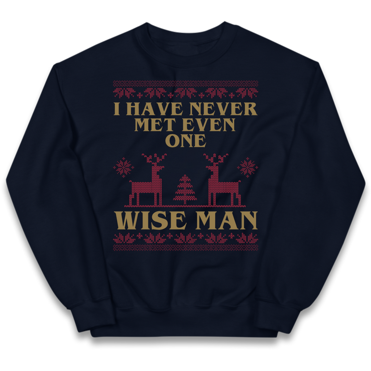 Retro Festive Graphic Kids Jumper