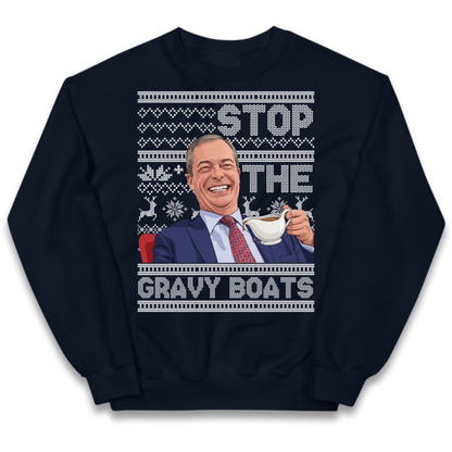Satirical Festive Top Kids Jumper