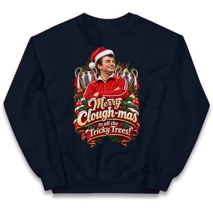 Nottm Forest Football Christmas Kids Jumper