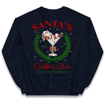 Cocktail Lover Christmas Kids Jumper