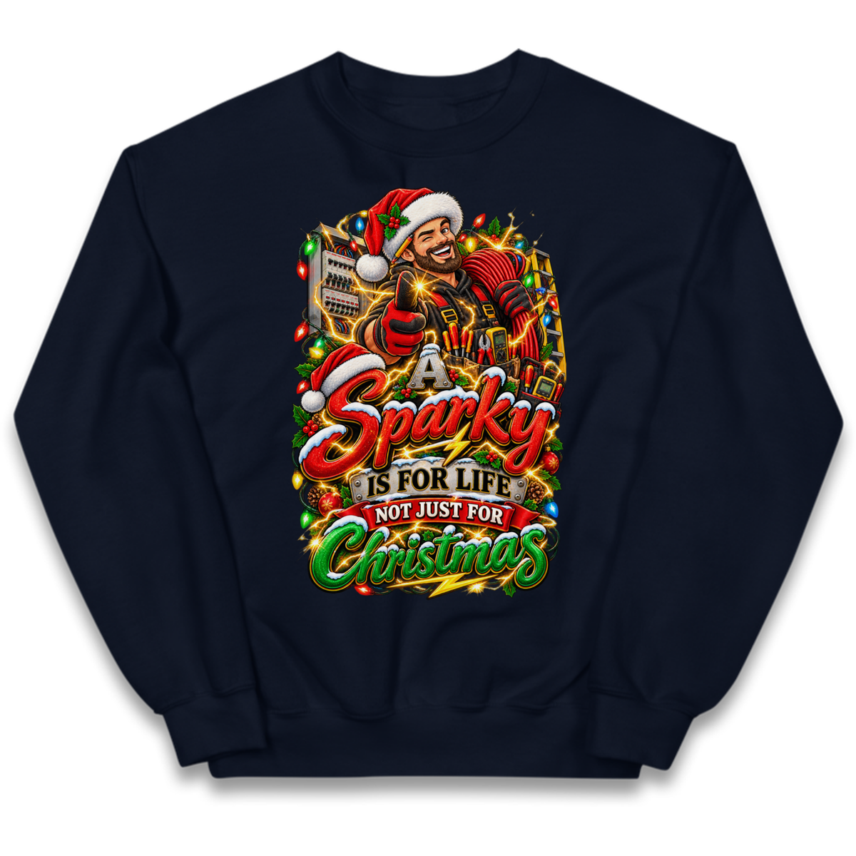 Sparky Christmas Kids Jumper