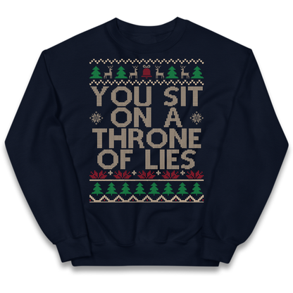 Throne Of Lies Christmas Kids Jumper