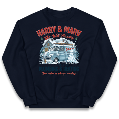 harry & marv home alone Kids Jumper