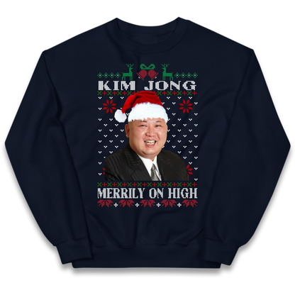Kim Jong Christmas Kids Jumper