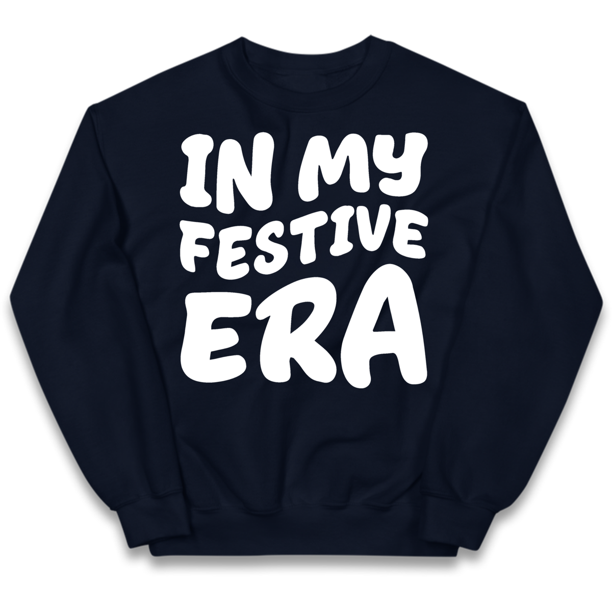 Modern Christmas Slogan Kids Jumper