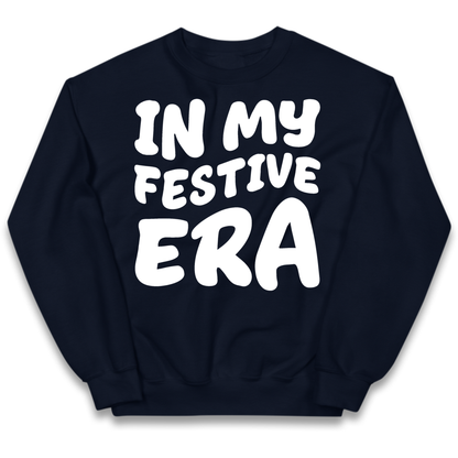 Modern Christmas Slogan Kids Jumper
