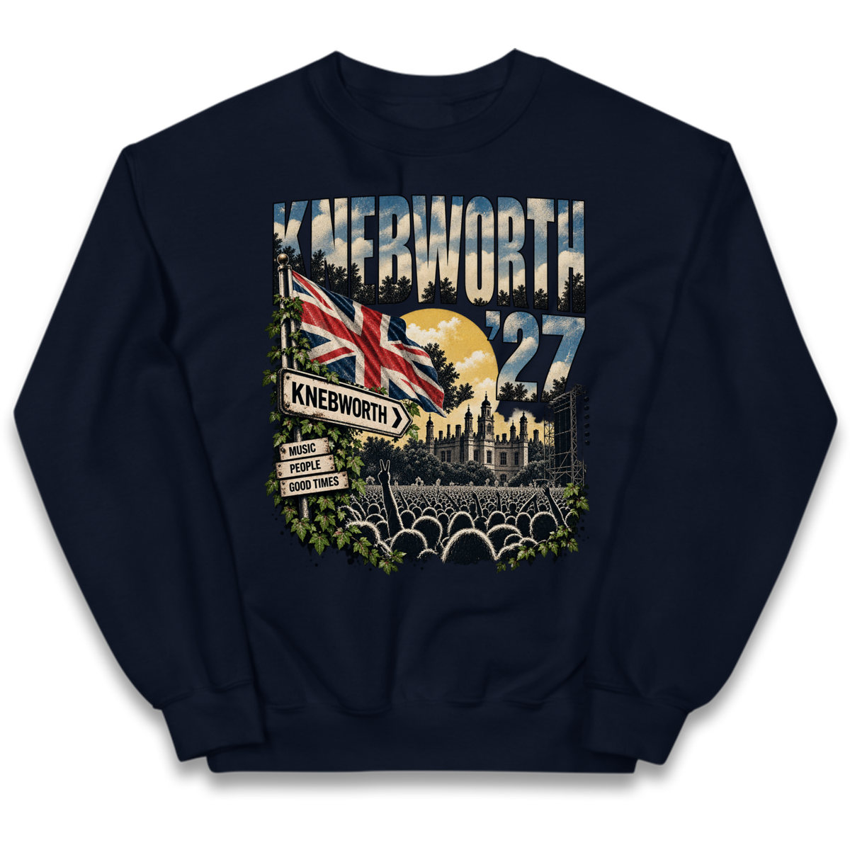 Oasis Knebworth Live '27 Kids Jumper