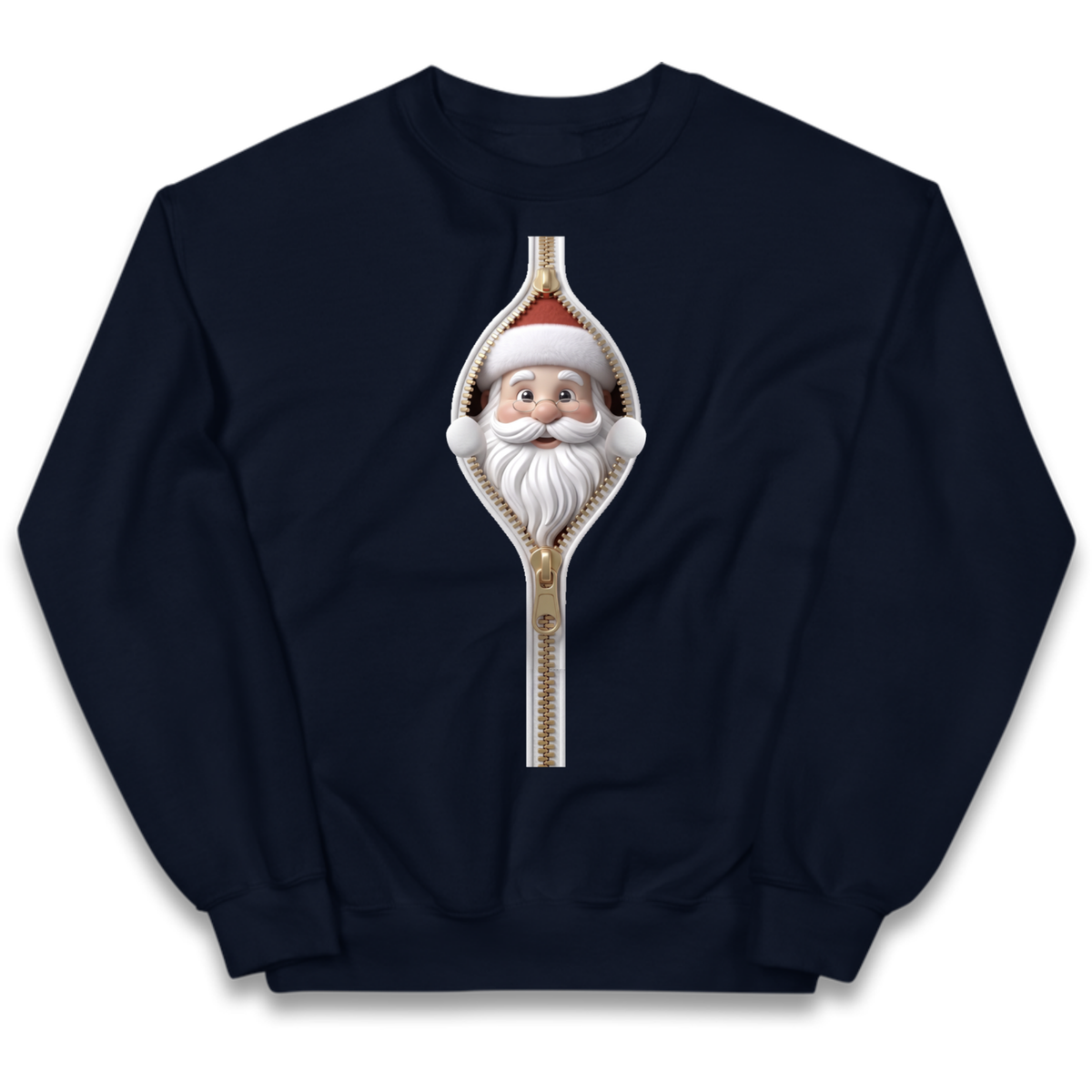 Santa Face Novelty Kids Jumper