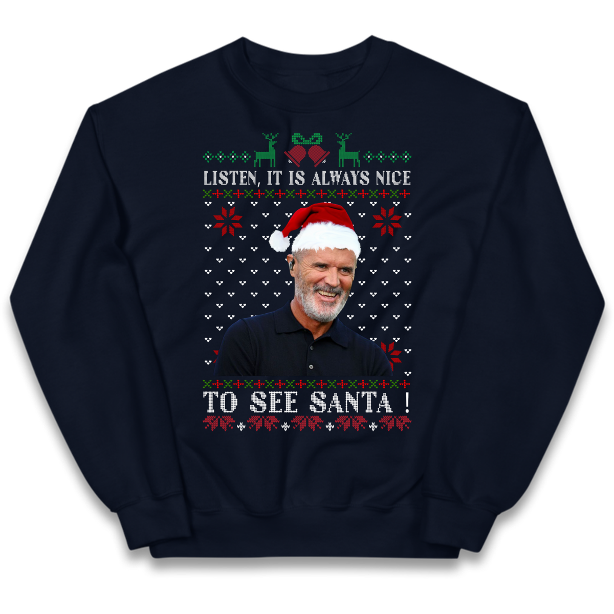 Roy Keane Christmas Kids Jumper