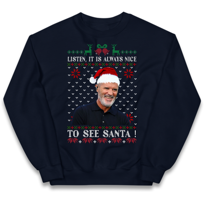 Roy Keane Christmas Kids Jumper