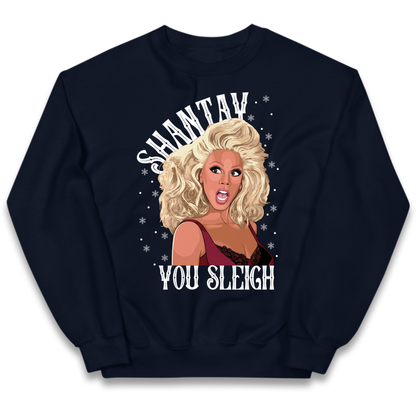 drag christmas clothing Kids Jumper