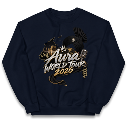 Diljit Dosanjh Aura World Tour 2026 Kids Jumper