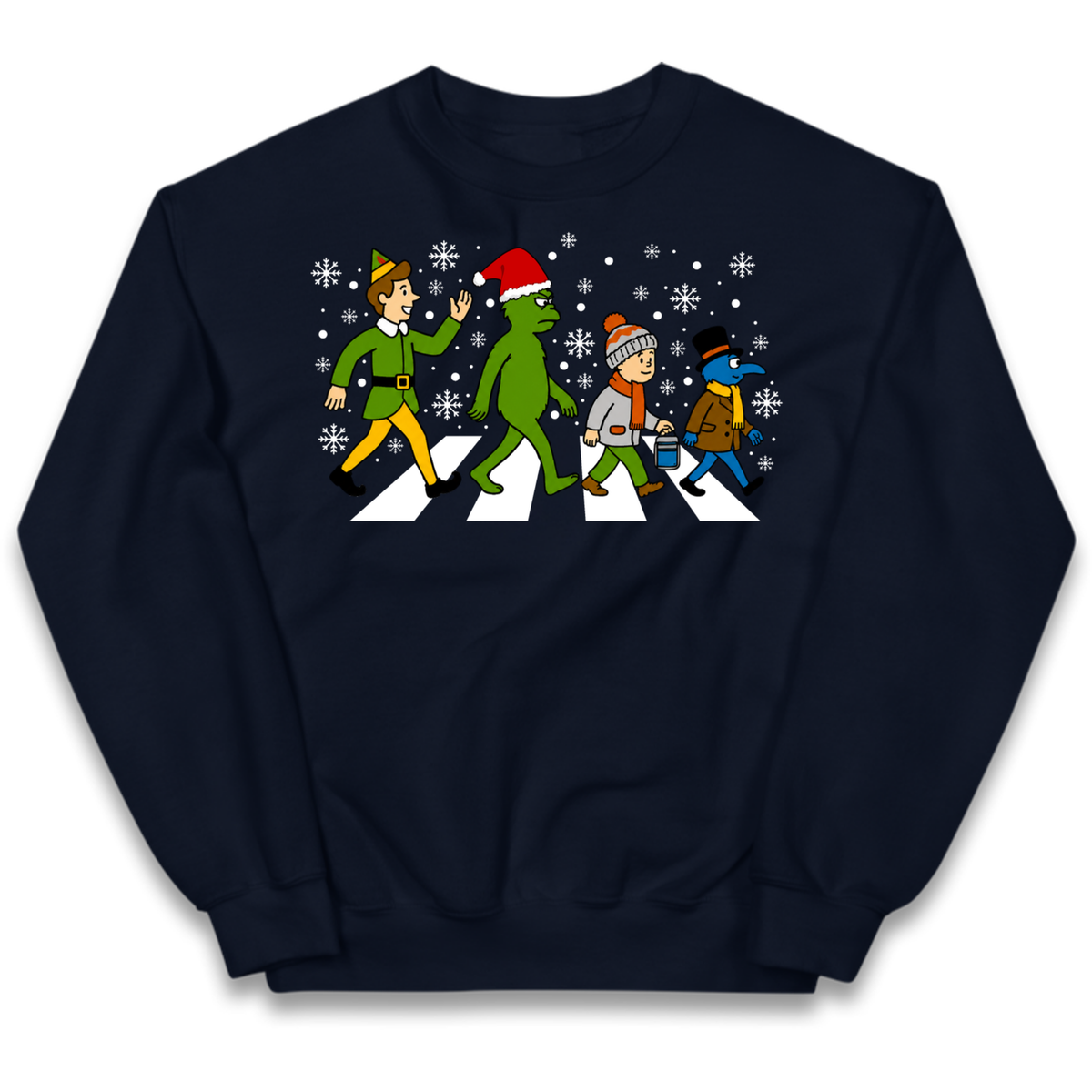 Abbey Road Walk Christmas jumper Kids Jumper